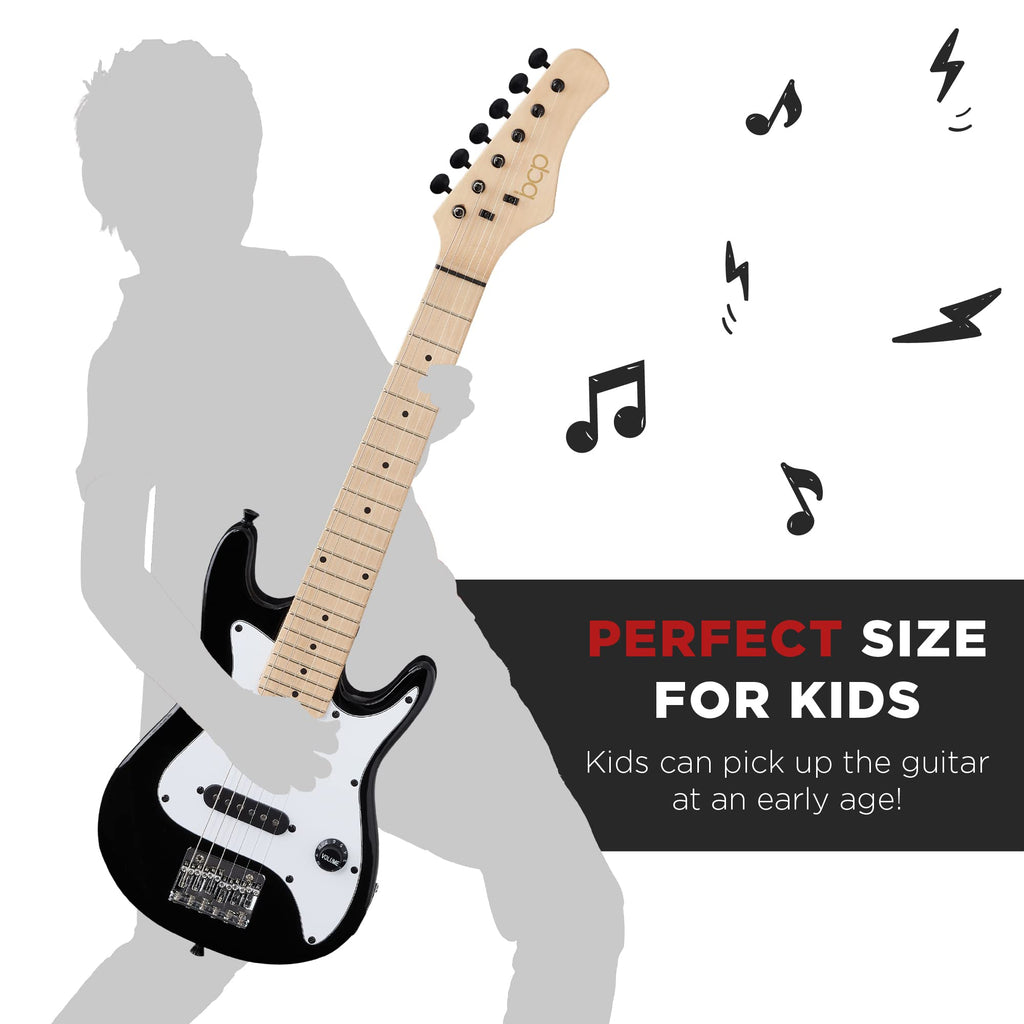 30in Kids Electric Guitar Starter Kit with Amplifier V77356