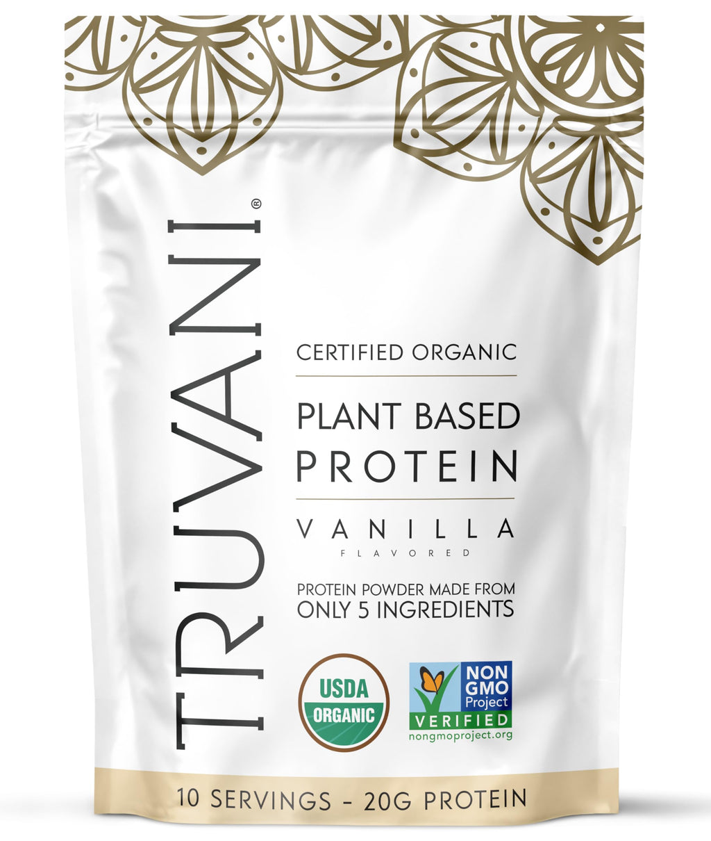 Organic Plant Based Protein Powder Vanilla 10 Servings I6897