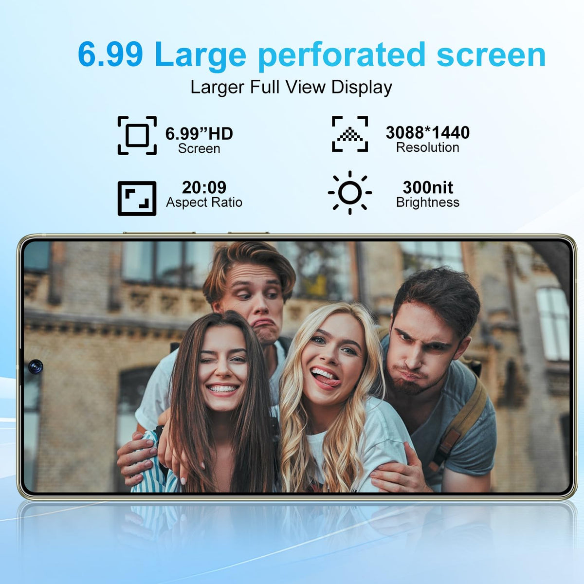 5G Unlocked Smartphone 12GB+512GB 6.99" 7000mAh Black W5480