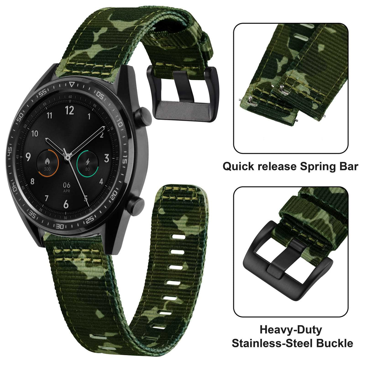 Quick Release Nylon Watch Band Q50798