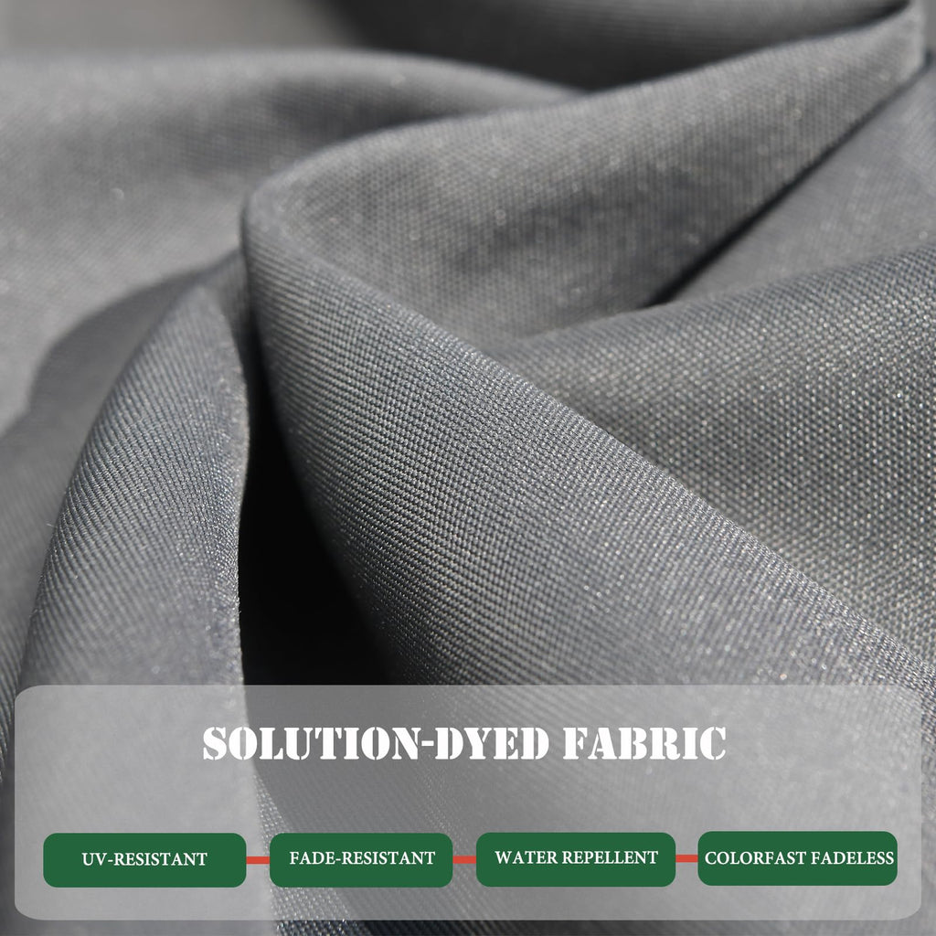 10x10 FT Grey Cantilever Patio Umbrella E1658