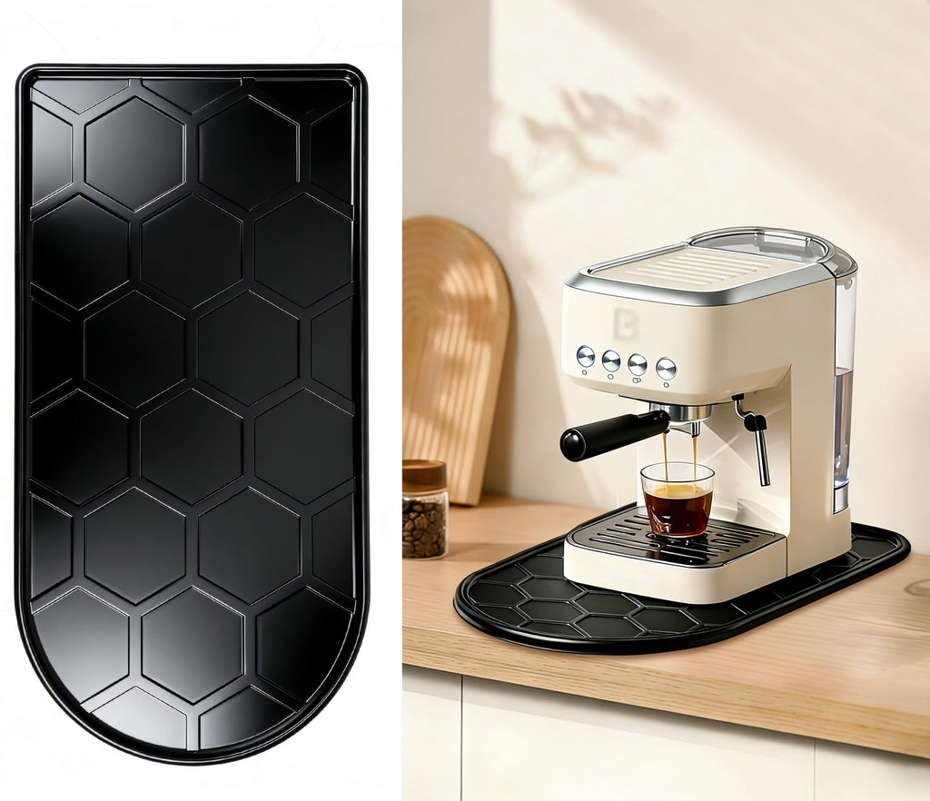 Silicone Coffee Mat 16.1"x8.1" Black G158