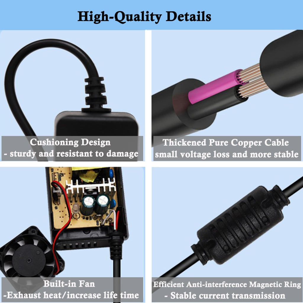 42V 2A Electric Scooter Charger with 4 Plugs A4022