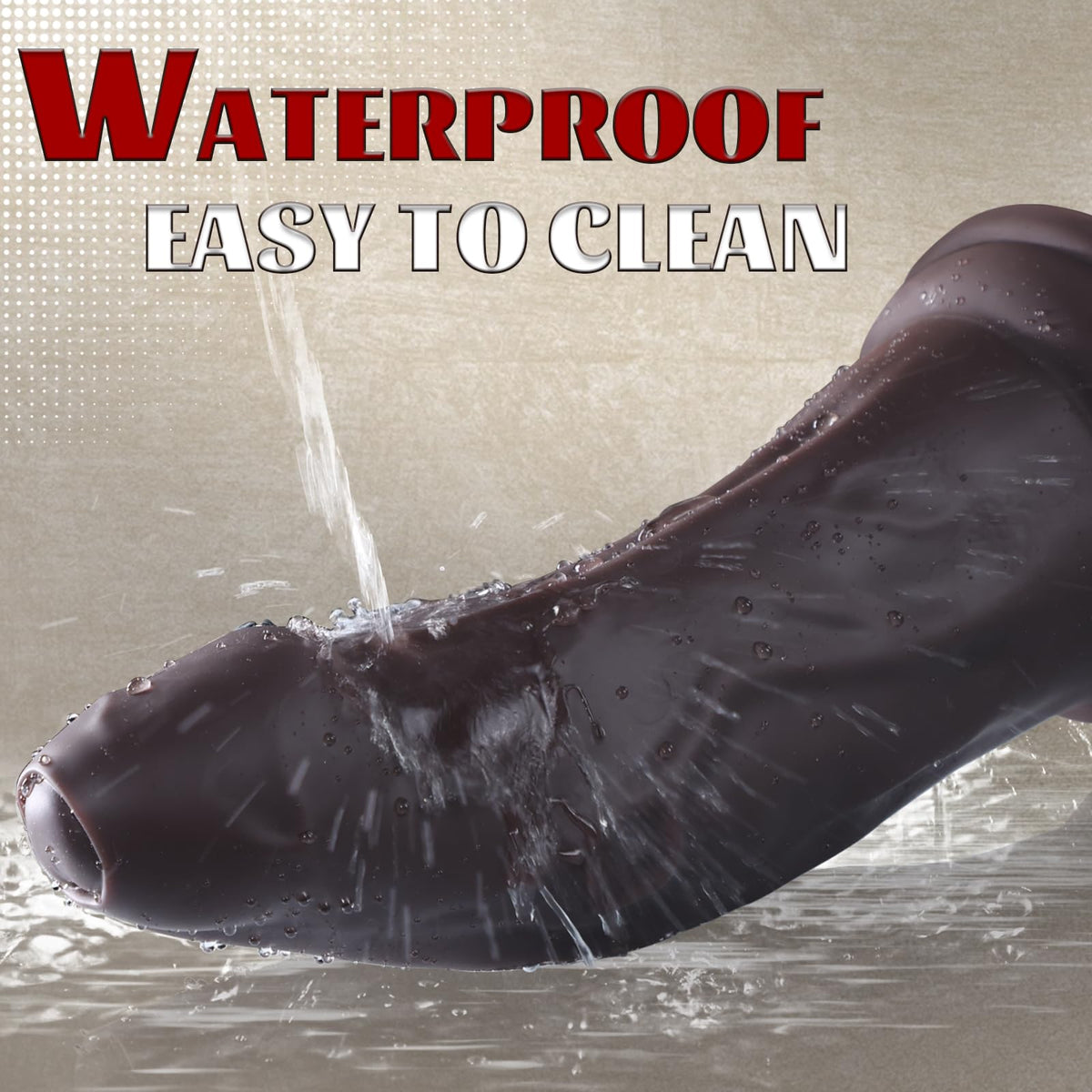 13 Inch Dual Density Silicone Dildo with Suction Cup L694037