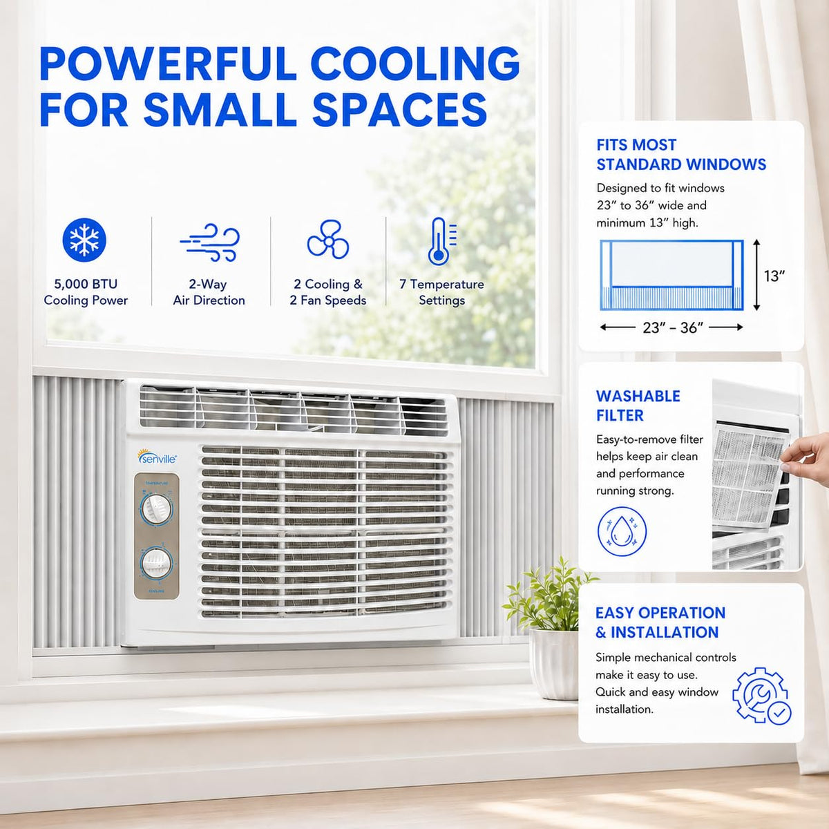 Window Air Conditioner 6000 BTU P785