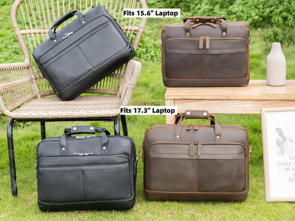 Leather Laptop Briefcase A69831