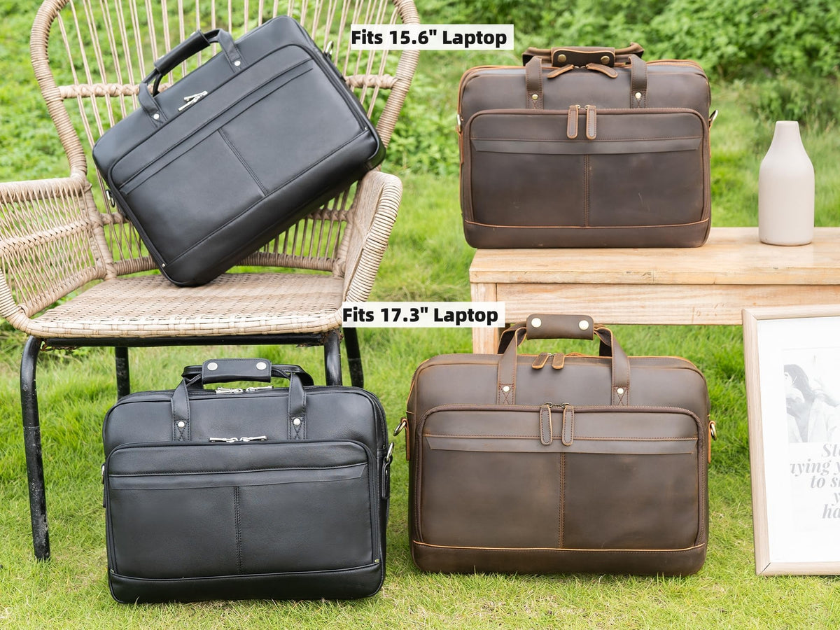 Leather Laptop Briefcase A69831