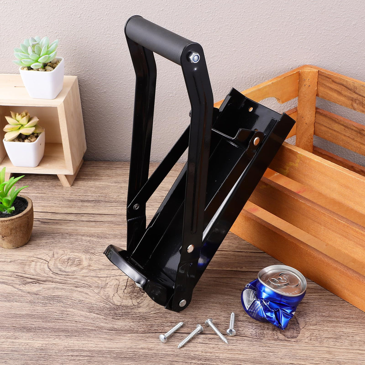 Wall Mounted Stainless Steel Can Crusher H63740
