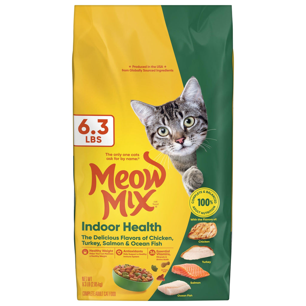 Indoor Health Dry Cat Food 6.3 Pound Bag H575353