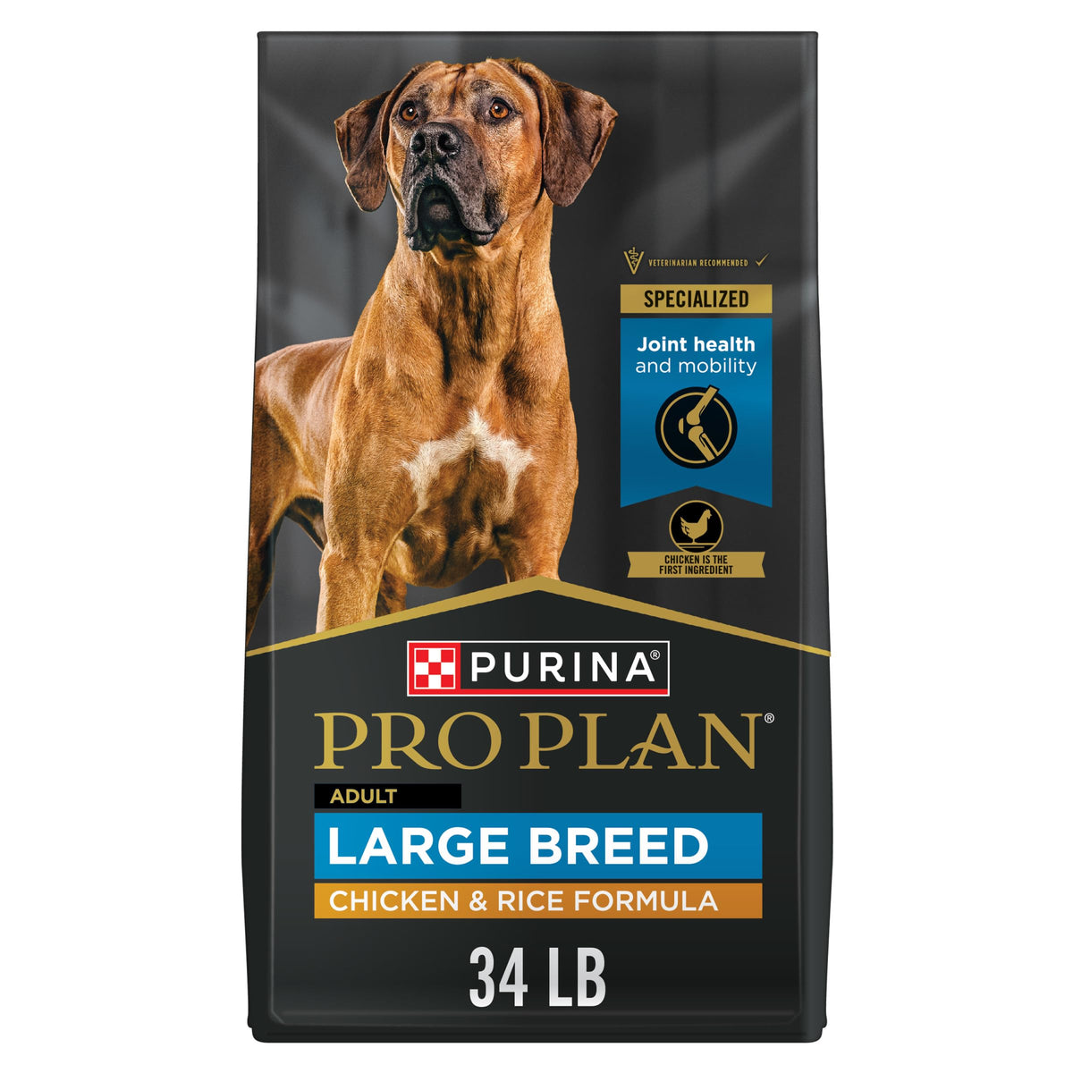 Chicken & Rice Dry Dog Food 34 lb Bag F547451