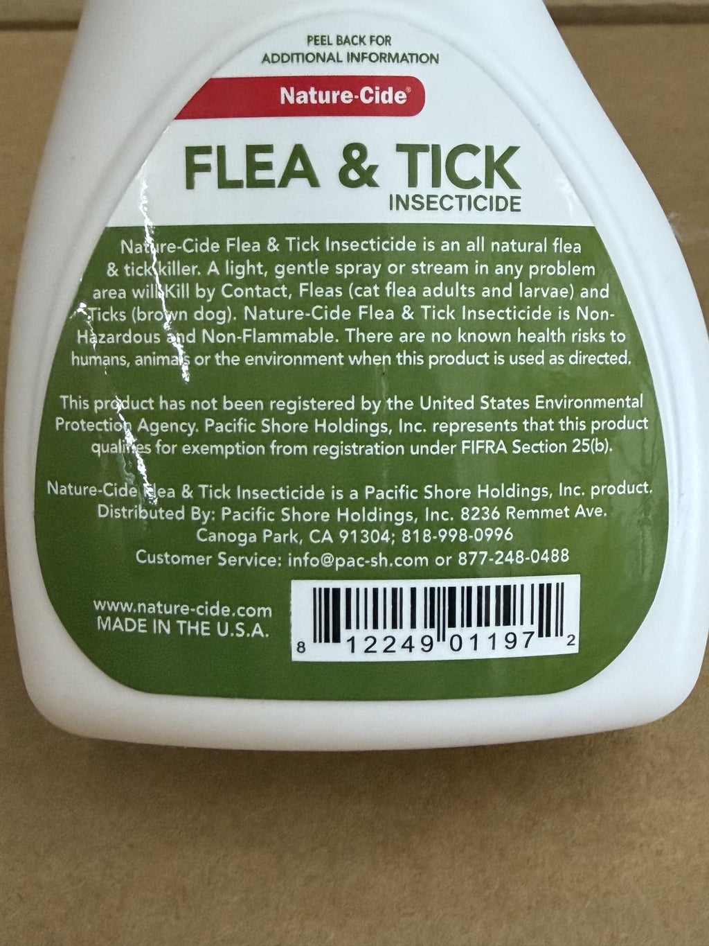 All Natural Flea and Tick Spray 8 oz J5724