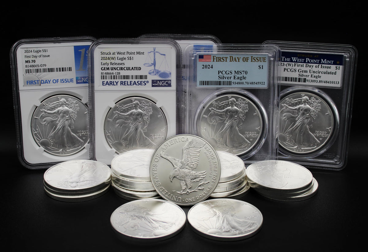 1 oz American Silver Eagle Coin MS-70 W3084