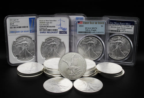 1 oz American Silver Eagle Coin MS-70 W3084