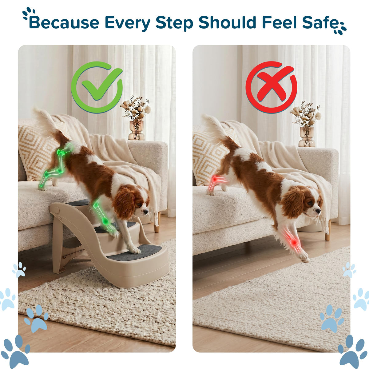 3-Step Dog Stairs with Safety Locking Pins U85575