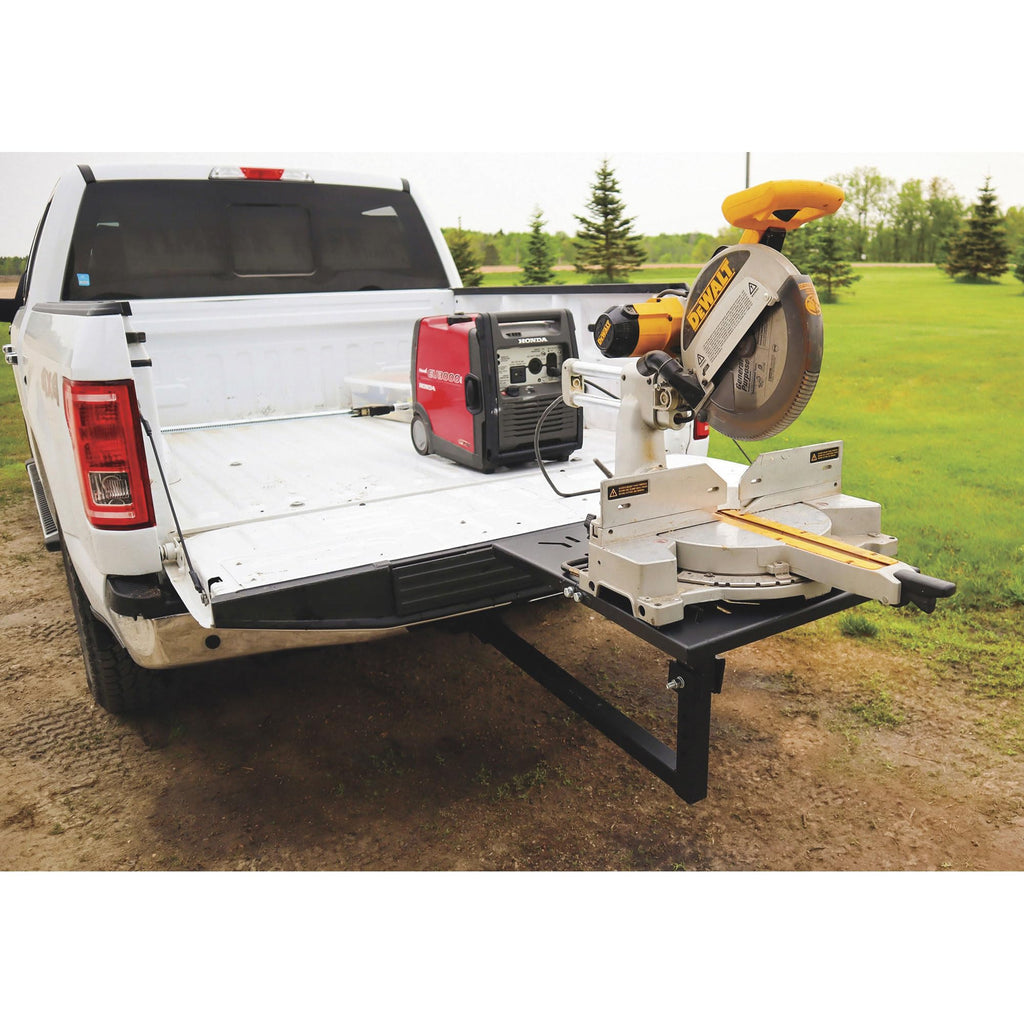 Folding Hitch-Mounted Steel Work Bench Q600