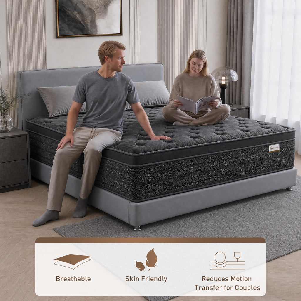 12 Inch Full Size Hybrid Mattress D388