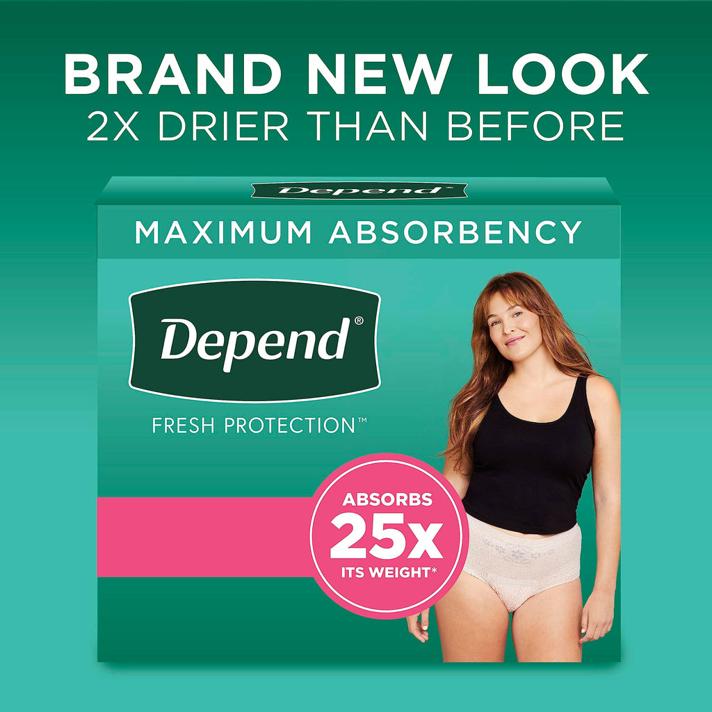 Adult Incontinence Underwear Bundle: Maximum S Blush 32 Count and Overnight S Blush 64 Count Q18812