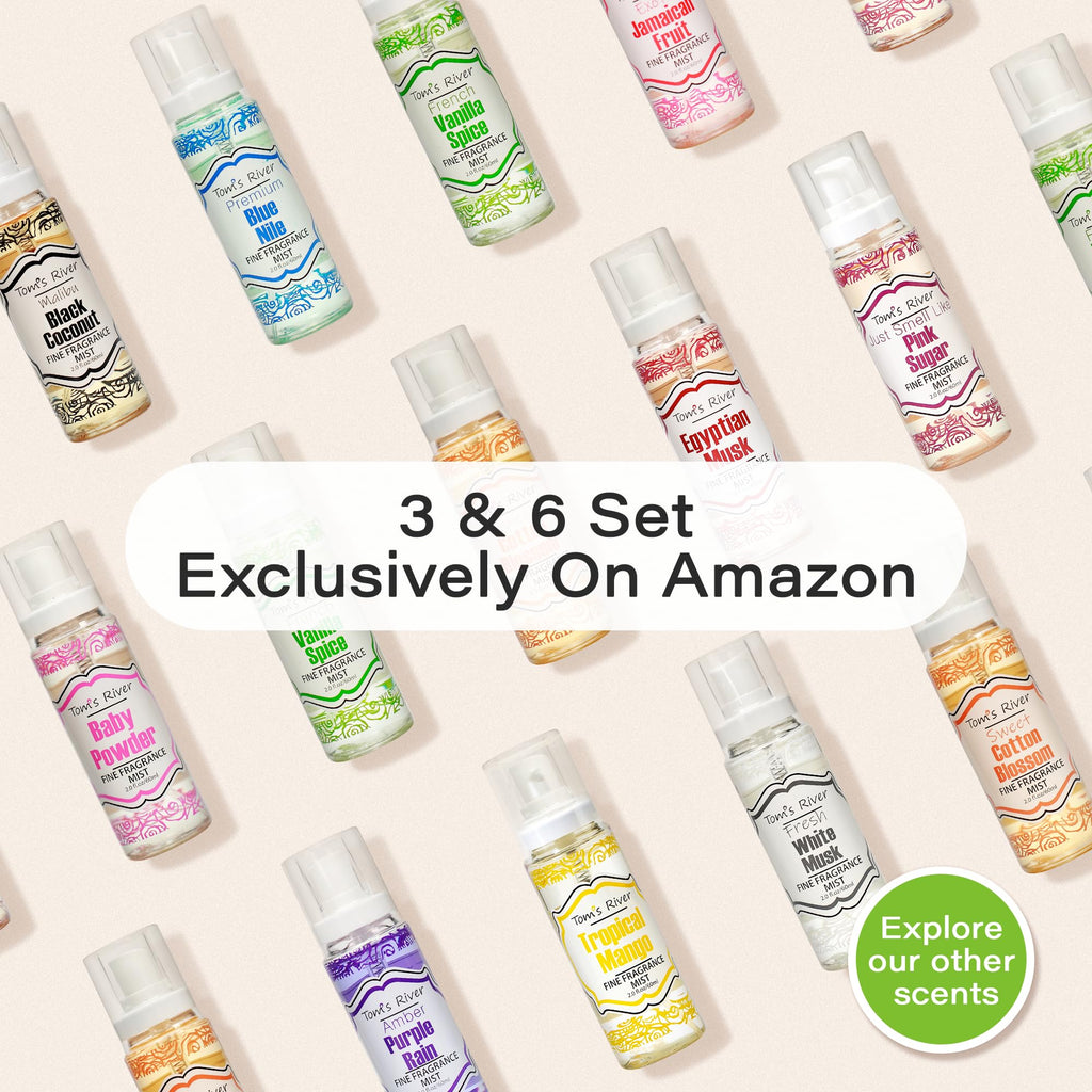White Musk Scented Body & Hair Mist Pack of 3 2 fl oz Y2191