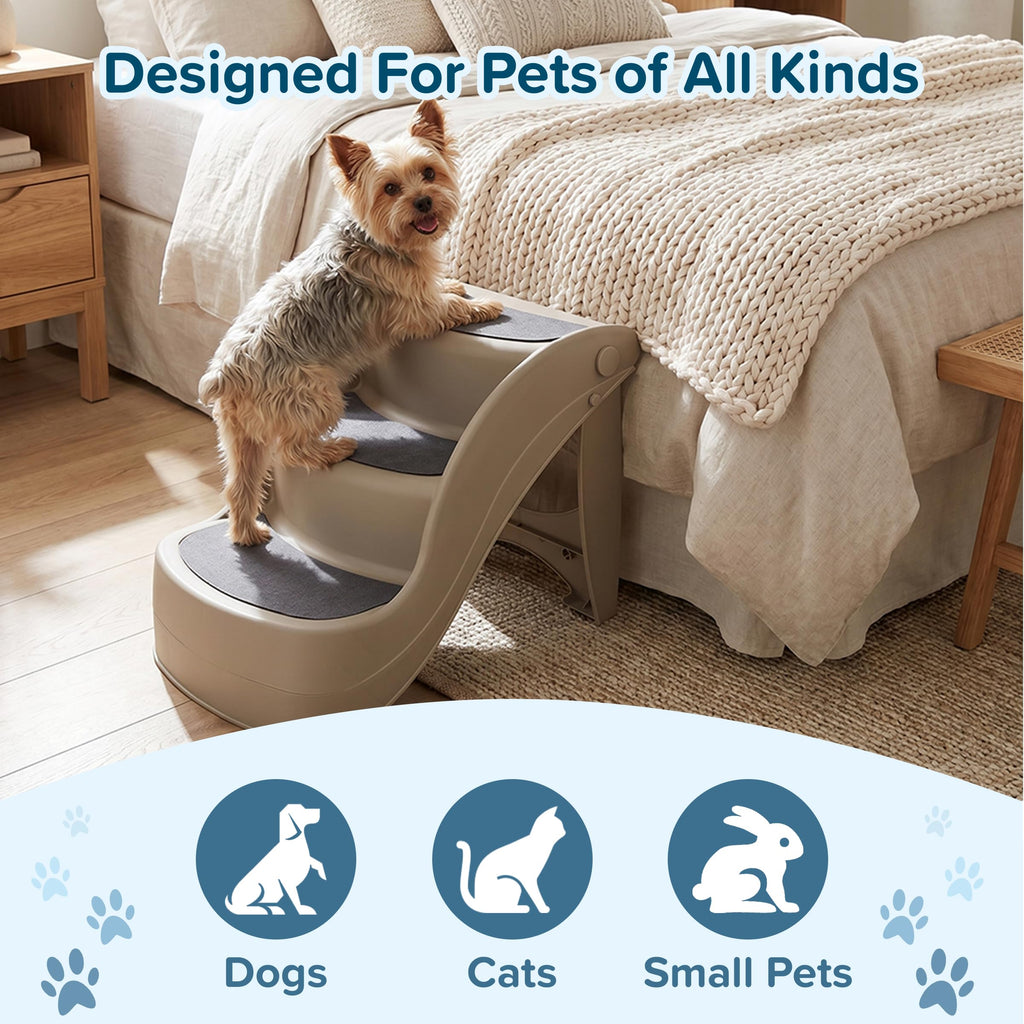 3-Step Dog Stairs with Safety Locking Pins U85575