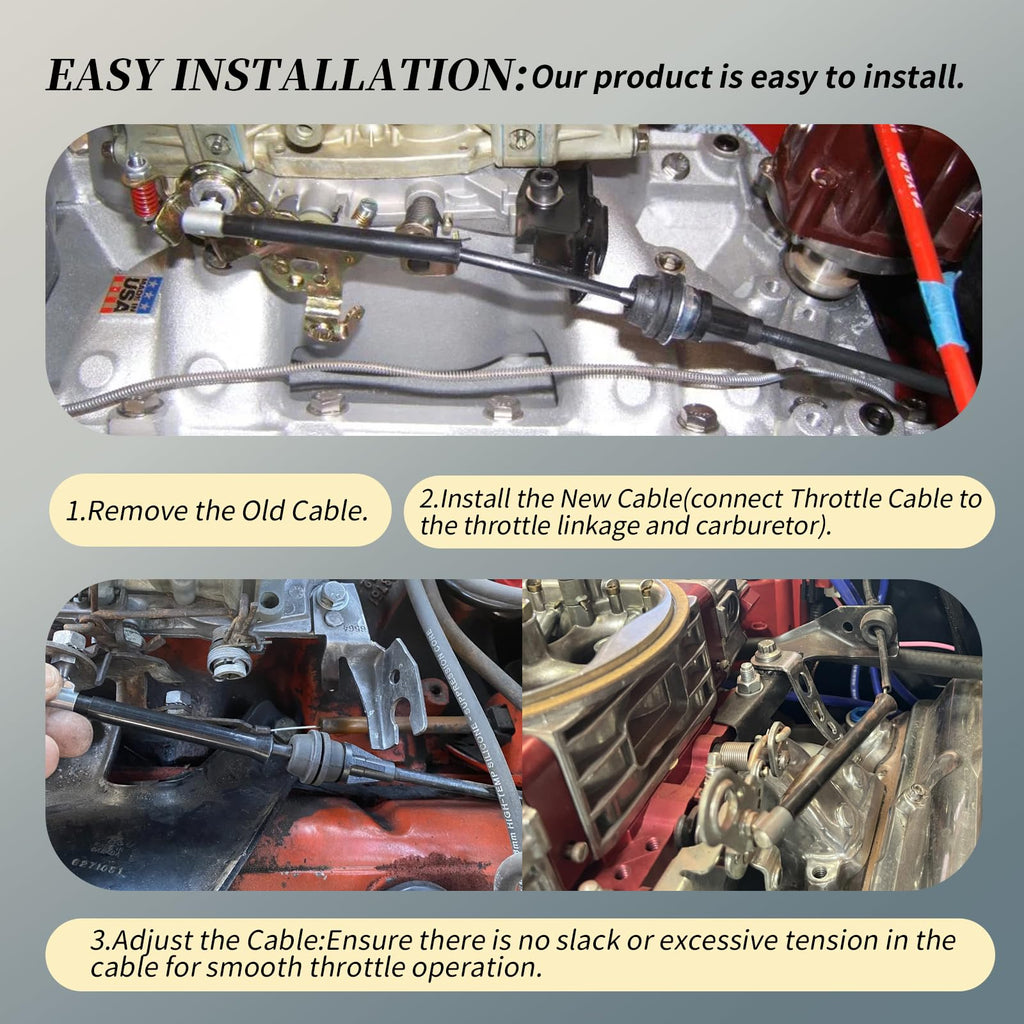 21in Carburetor to Accelerator Lever Throttle Cable H904005