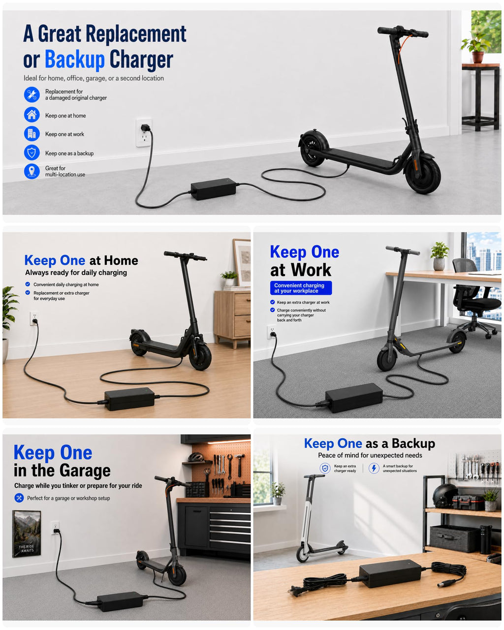 42V 2A Electric Scooter Charger L2062