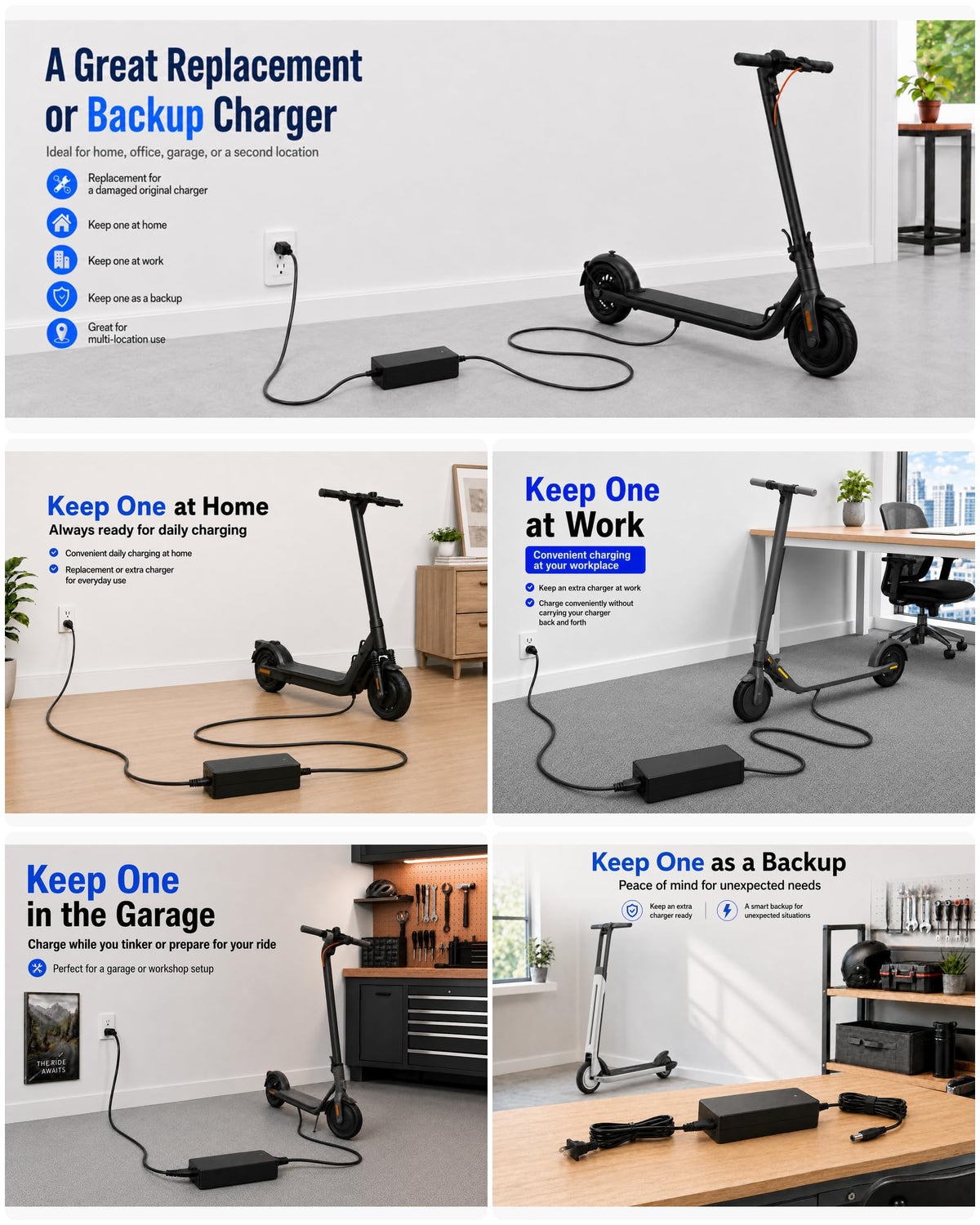 42V 2A Electric Scooter Charger L2062