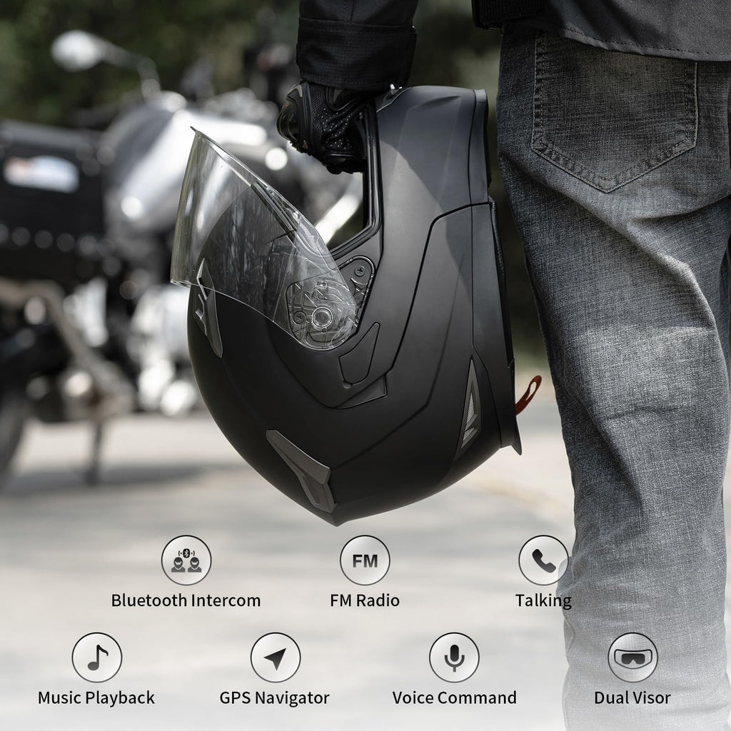 Flip-Up Modular Motorcycle Helmet R78059