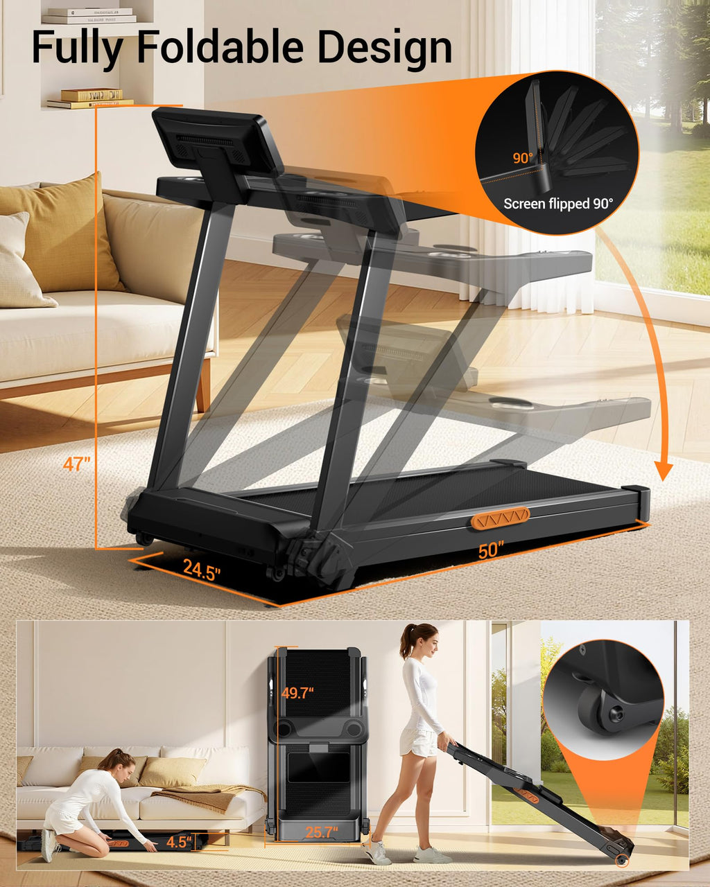 Treadmill with 20% Incline V5832
