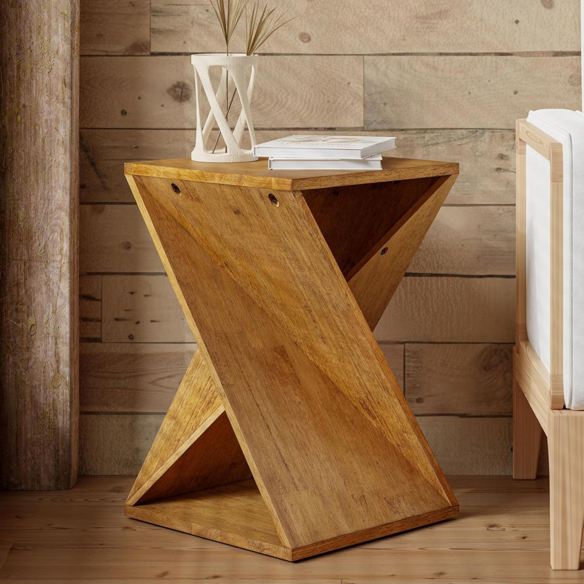 Rustic Farmhouse End Tables Set of 2 P2857