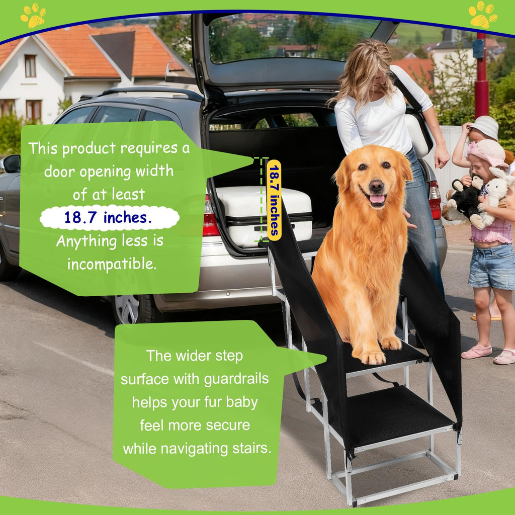 Dog Stairs with Guardrail Q76305