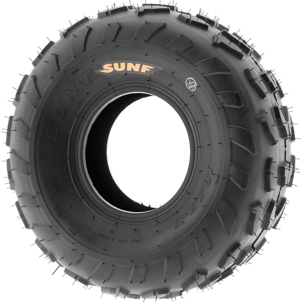 18x7-7 Directional Knobby Tread Tubeless ATV Tires Set of 4 R598