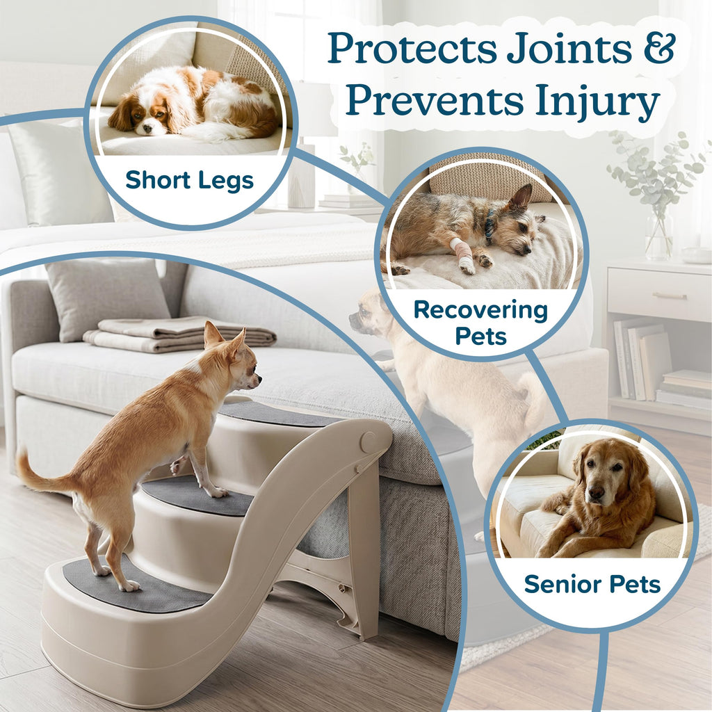 3-Step Dog Stairs with Safety Locking Pins U85575