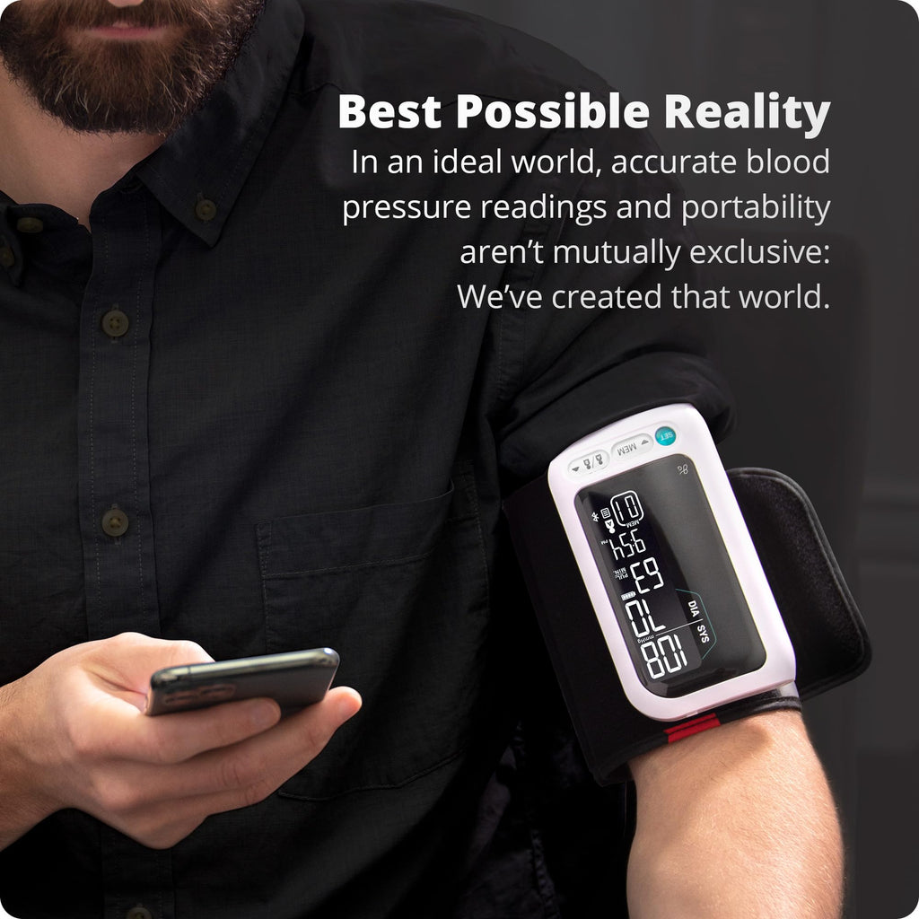 Bluetooth Blood Pressure Monitor with Upper Arm Cuff T48198