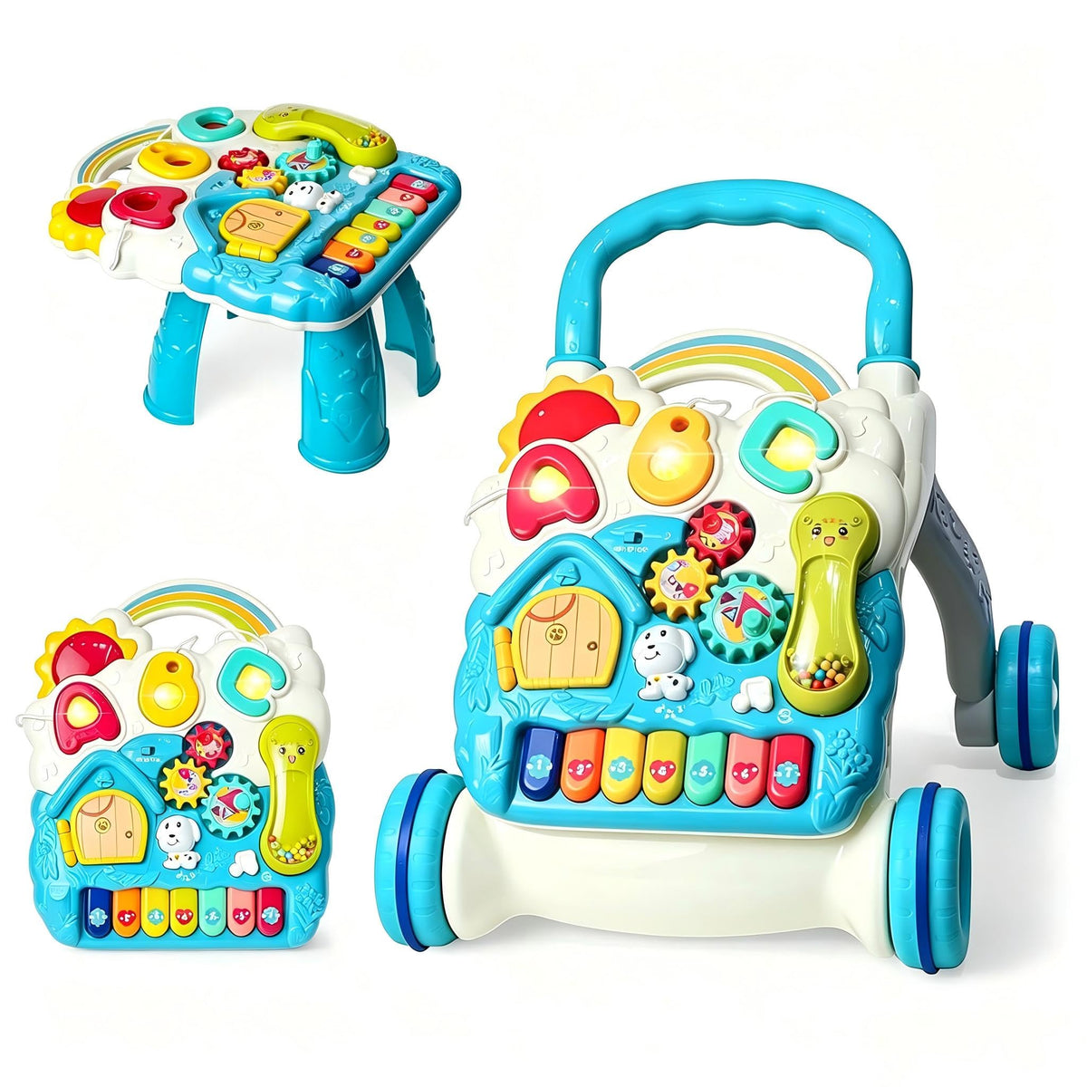 3 in 1 Baby Walker with Sounds Music Play Panel P4524