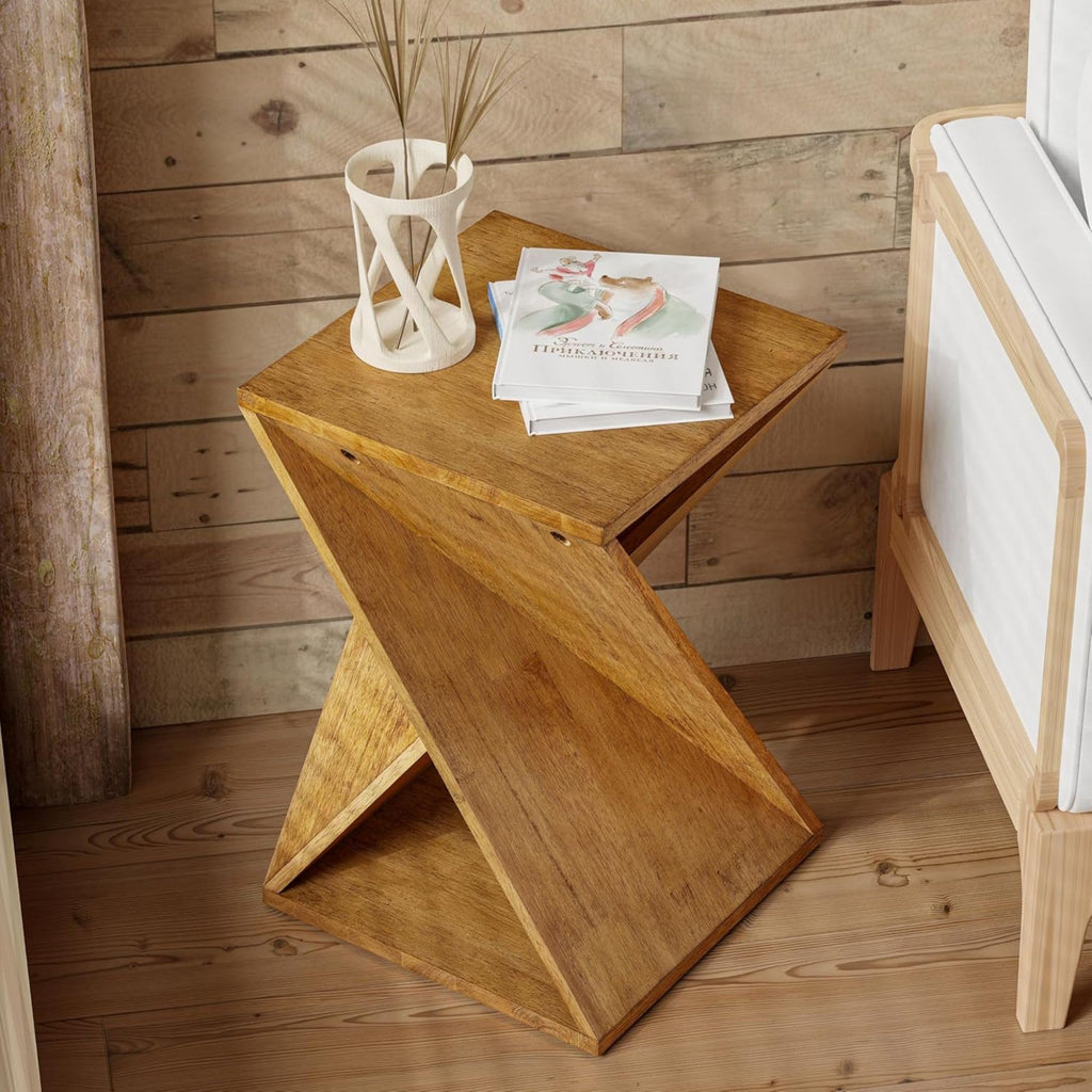Rustic Farmhouse End Tables Set of 2 P2857