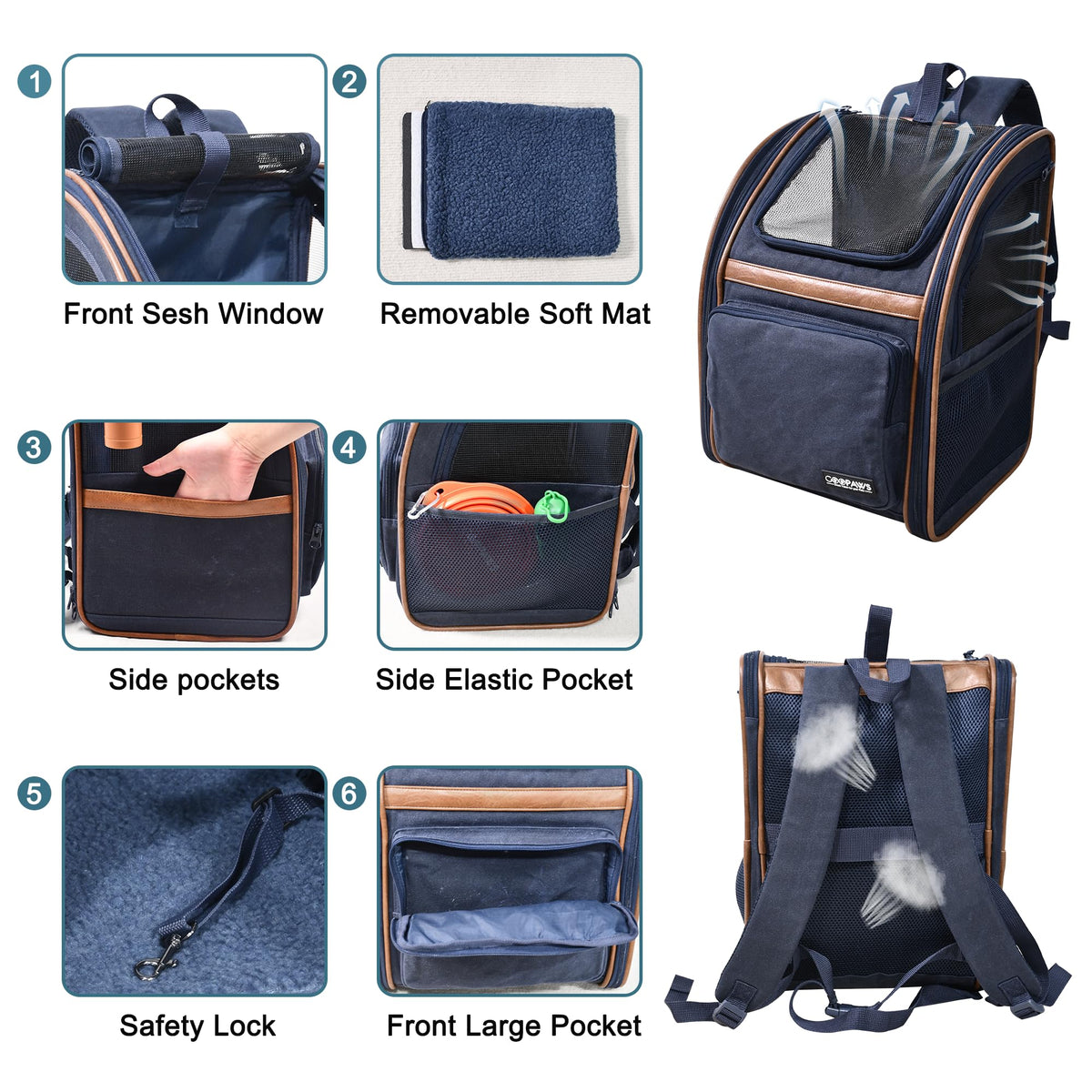 Pet Backpack Carrier H720589
