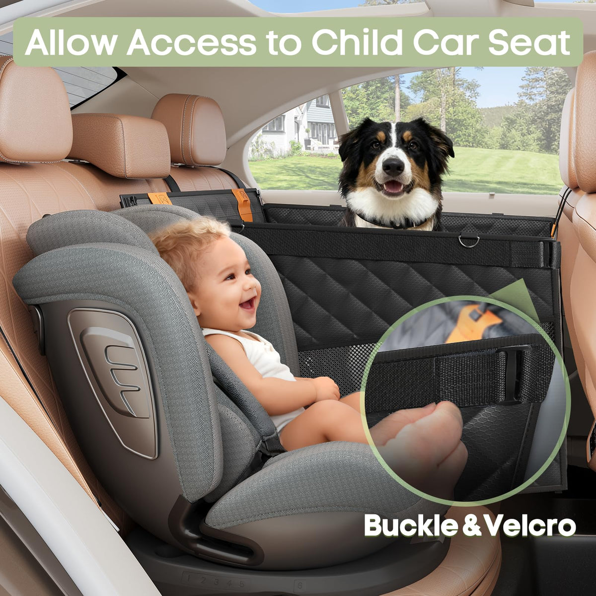 Dog Car Seat with Hard Bottom Z2424