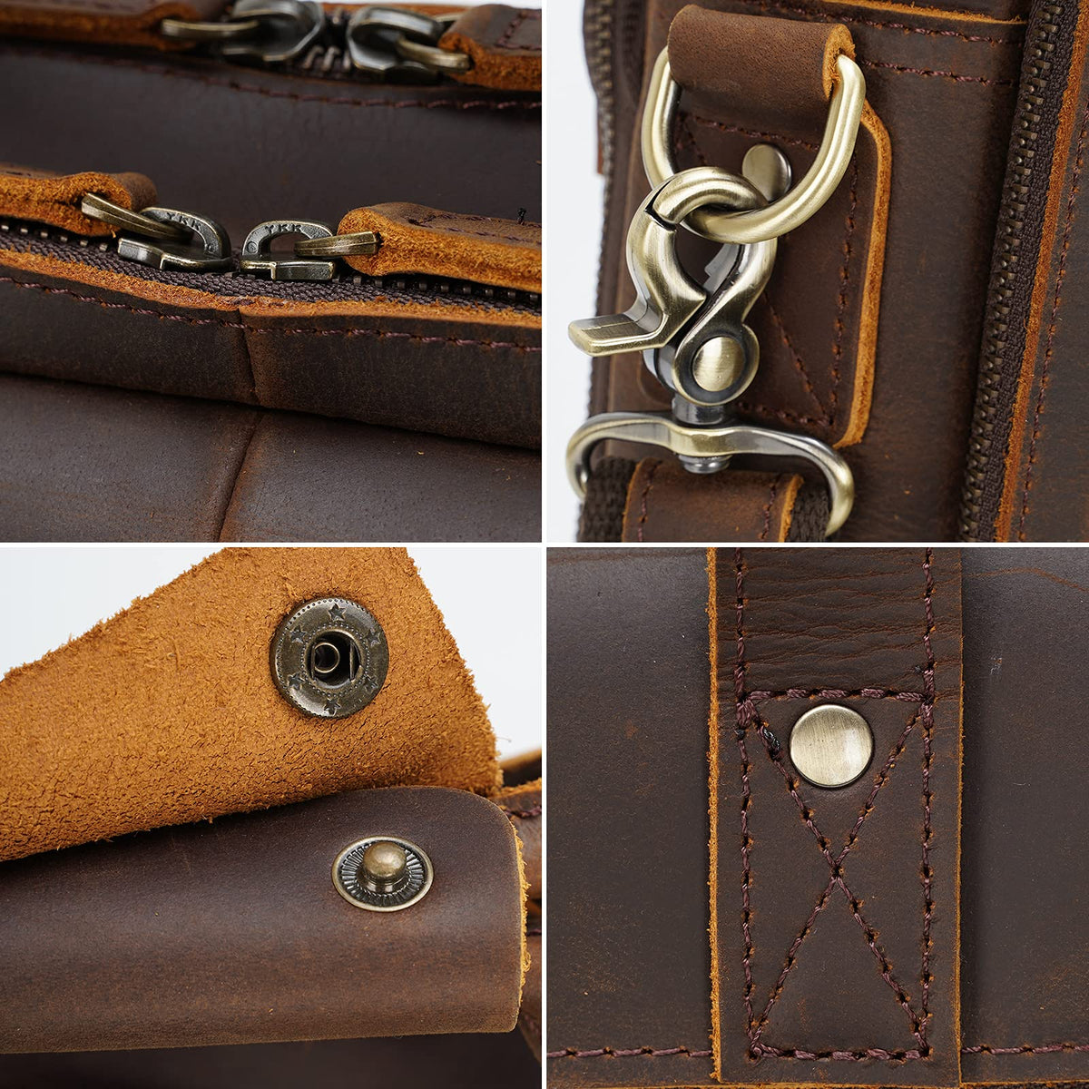 Leather Laptop Briefcase A69831