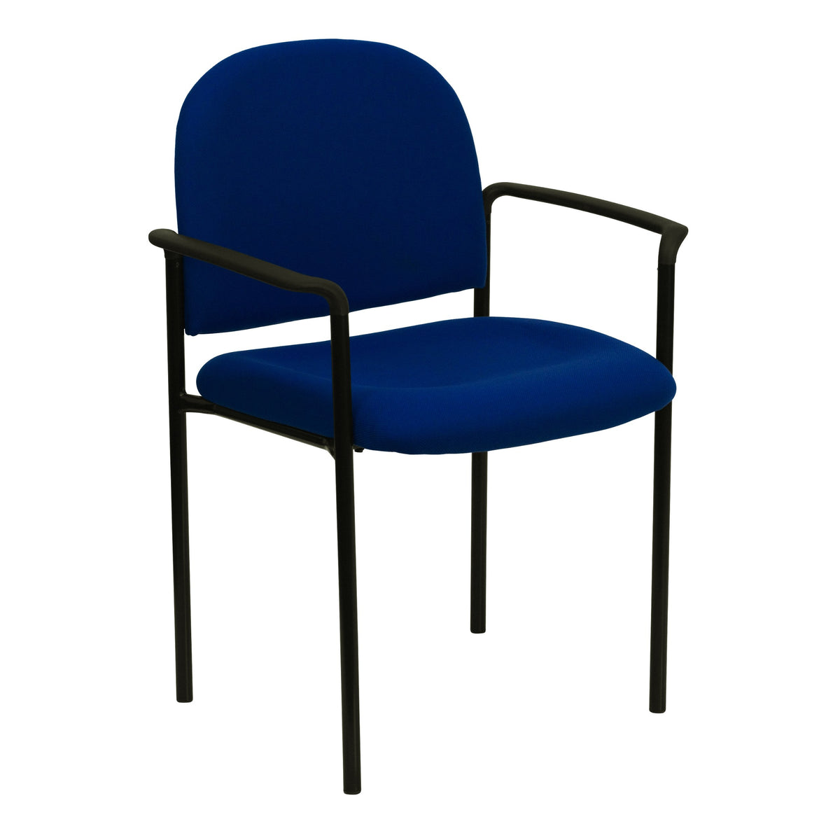Navy Fabric Stackable Steel Side Chair M700