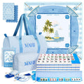 American Mahjong Set with 166 Tiles, Mat, 4 Racks, Dice, Chips, Bags & Instruction U767276
