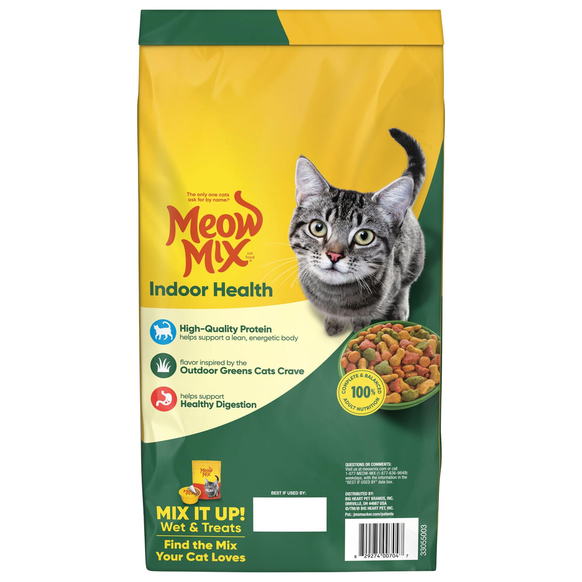Indoor Health Dry Cat Food 6.3 Pound Bag H575353