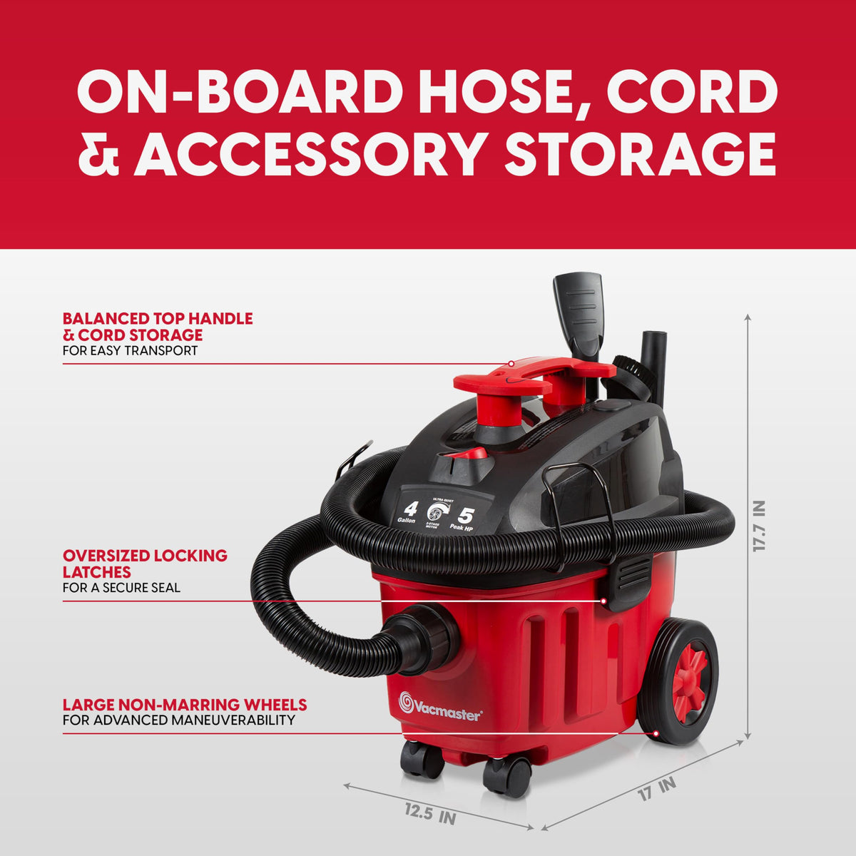 4-Gal Compact Wet/Dry Vacuum V980