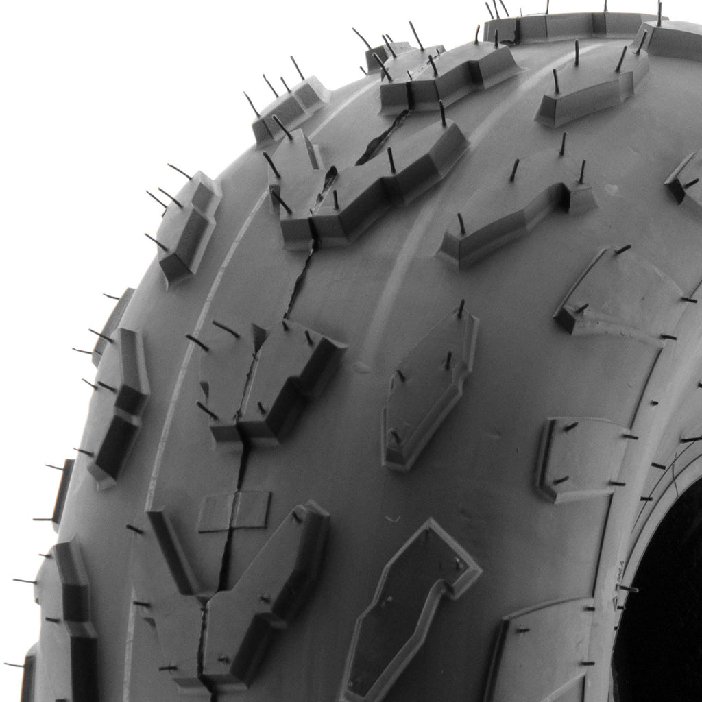 18x7-7 Directional Knobby Tread Tubeless ATV Tires Set of 4 R598
