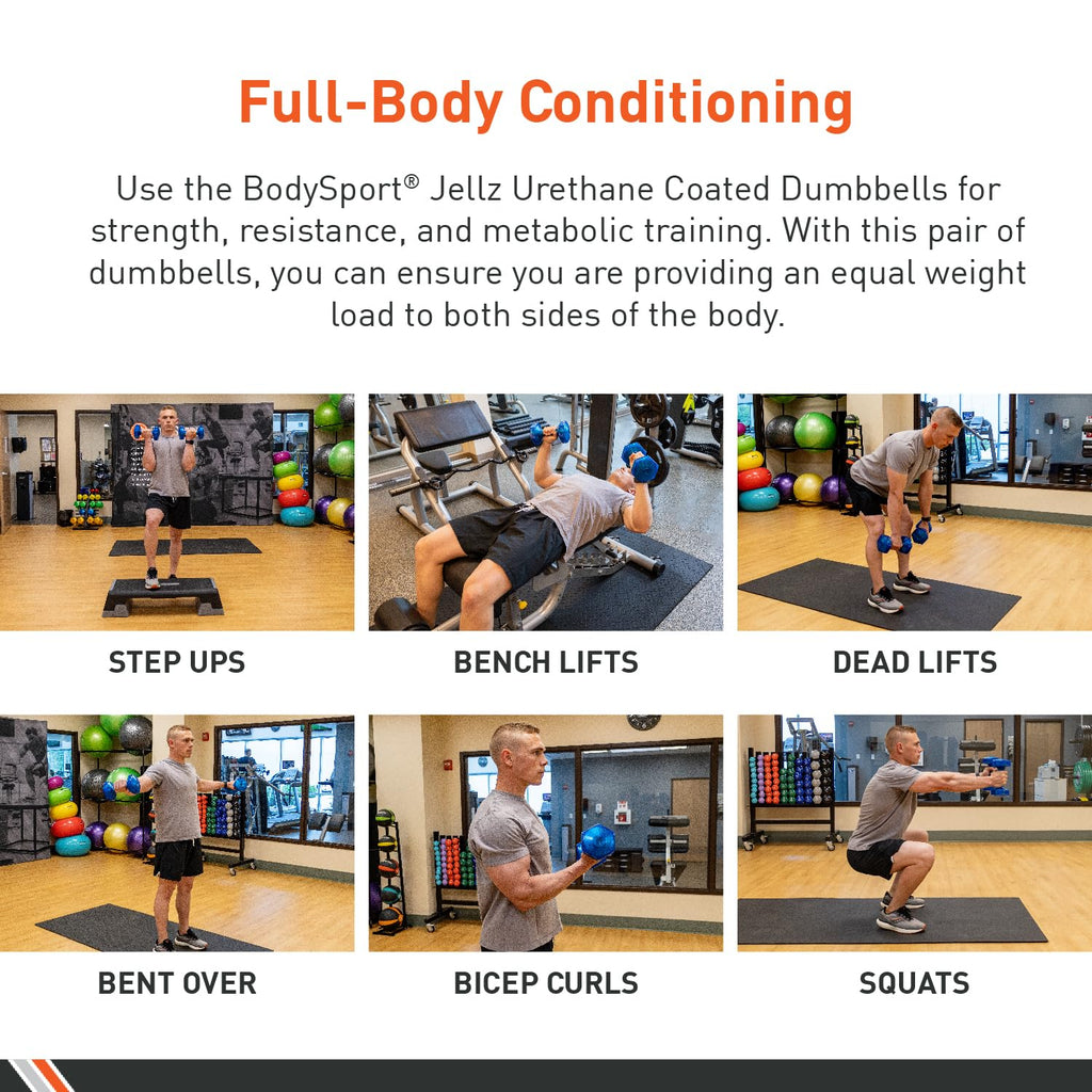 Urethane Aerobic Dumbbells Pair A92758
