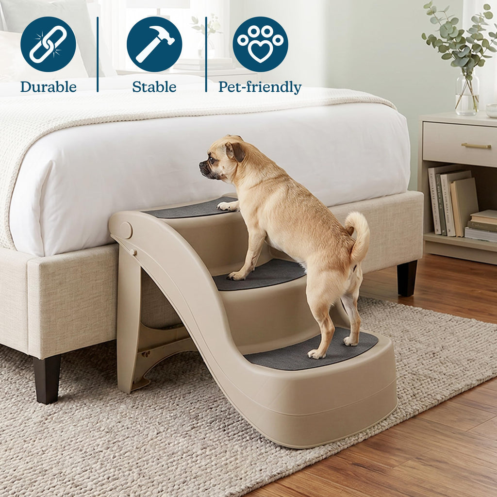 3-Step Dog Stairs with Safety Locking Pins U85575