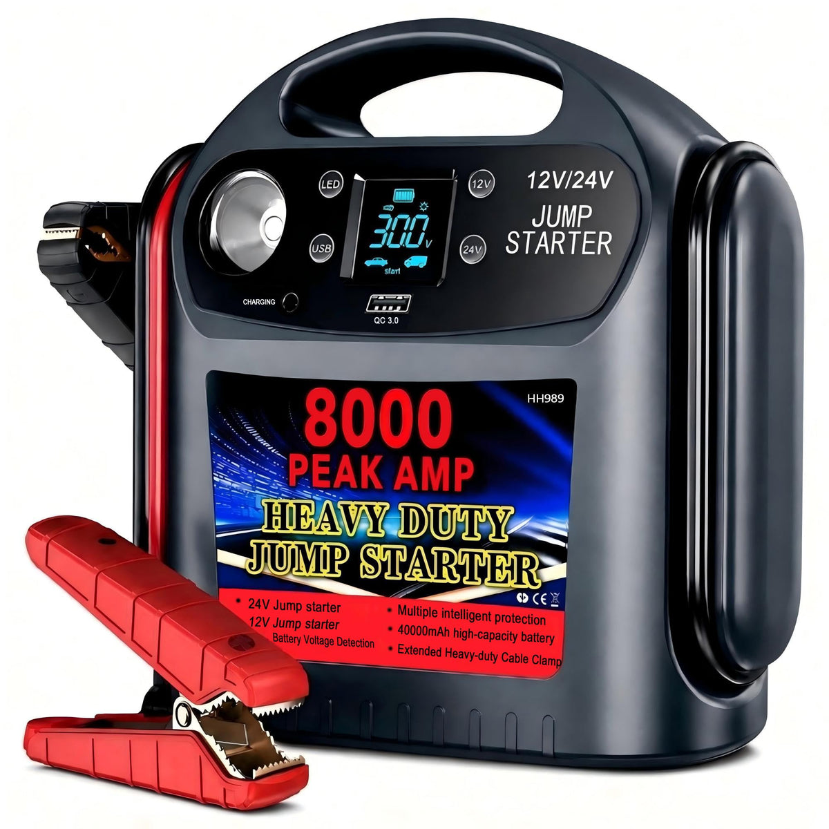 12V/24V Heavy Duty Jump Starter E35035