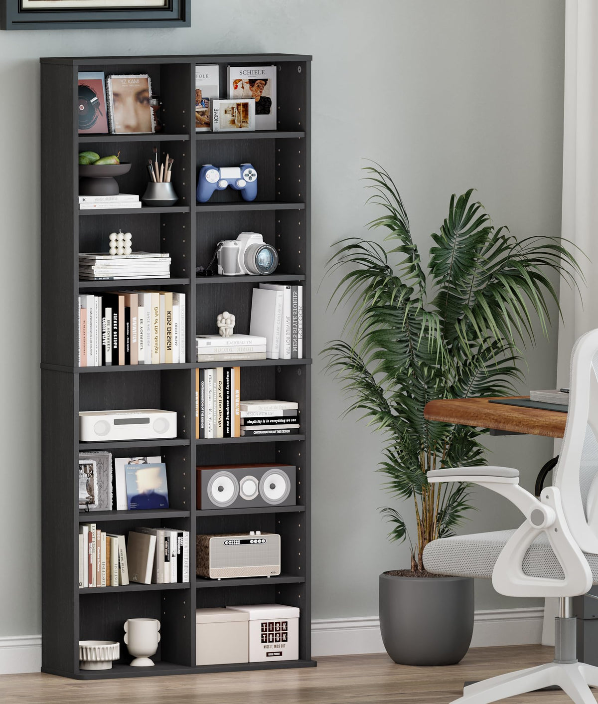 16-Shelf DVD Storage Rack G544