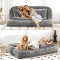 Oversized Convertible Floor Sofa Bed with 3 Pillows X423