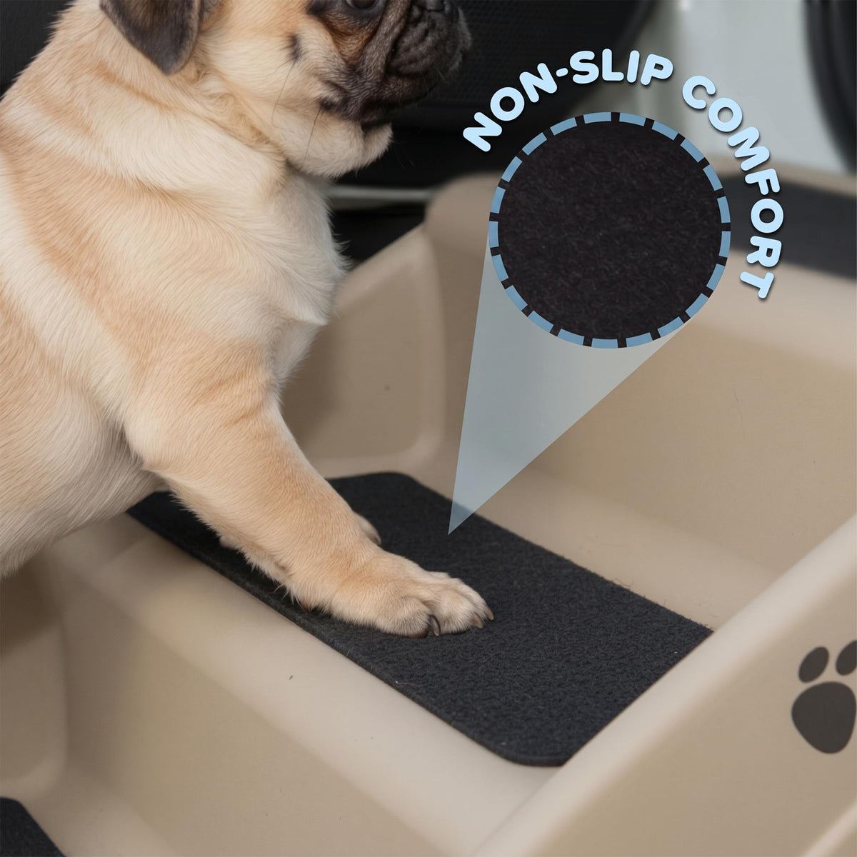 3-Step Dog Stairs with Safety Locking Pins U85575