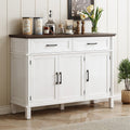 48 Inch Off White Buffet Cabinet with Storage M22577